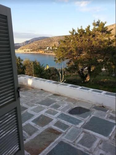 Erkély/terasz, Aegean traditional home in Athens Riviera in Thimári