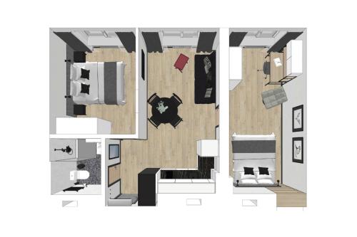 Balcia Residence Room Type - Two-Bedroom Apartment