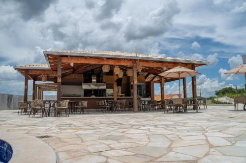 Restaurant, Lagoa EcoTowers Resort - LAGOA OFICIAL in St. Lagoa Quente