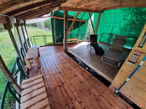 Balkons/terase, Ferienhaus zum Berg in Hartenstein (Nurnberger Land)