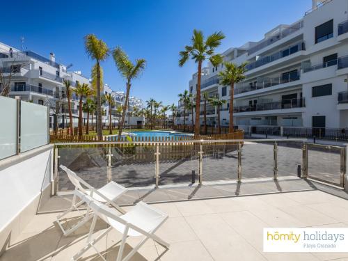 Luxury Apartment with Pool and Garden view 