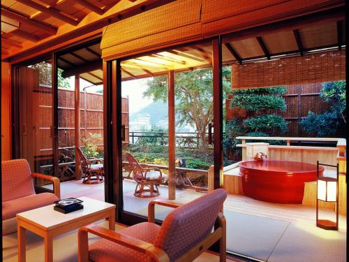Terrazzo/balcone, Shin Kadoya Ryokan near Atami Baien Ume Blossom Festival