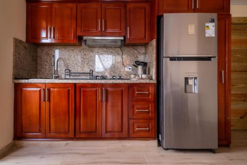 Cocina, Loft con terraza en Santo Domingo in Villa Mella