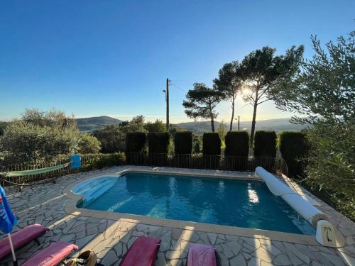 Dependance neuve entre mer et nature, climatisée avec vue - Location saisonnière - Le Castellet