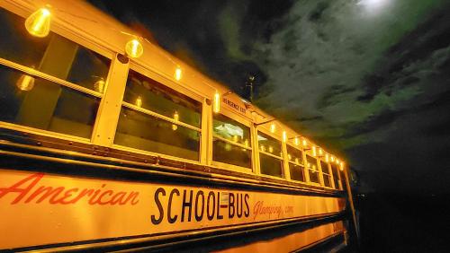 Dış Görünüm, American School Bus Glamping - Somerset in Cheddar