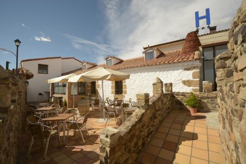 ระเบียง/ชานเรือน, Hotel Campos de Castilla in โซเรีย