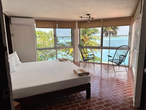 bacalar My Love Front Laguna in Bacalar