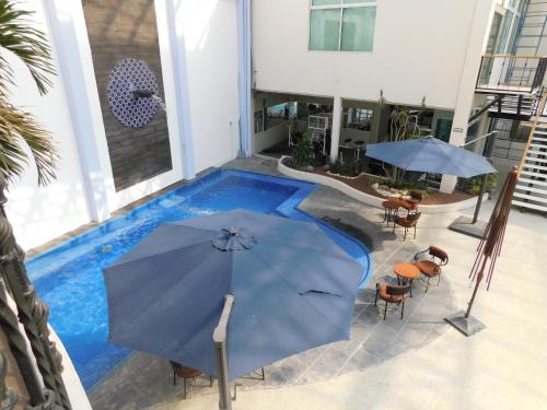 Swimming pool, Plaza Poblana in Puebla
