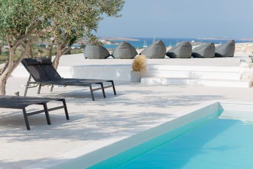 Zwembad, Villa Calm House in Ios