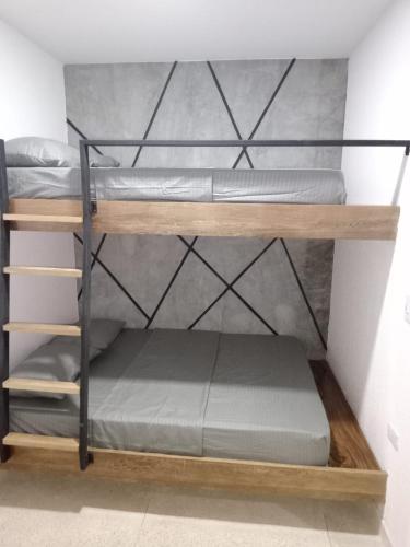 2 double beds, 1 sofa bed