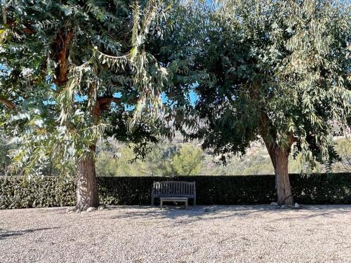 Villa et piscine au jardin typique méditerranéen