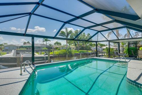 Canalfront Home with Dock and Pool 5 Mi to Ft Myers!