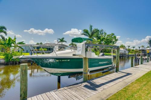Canalfront Home with Dock and Pool 5 Mi to Ft Myers!
