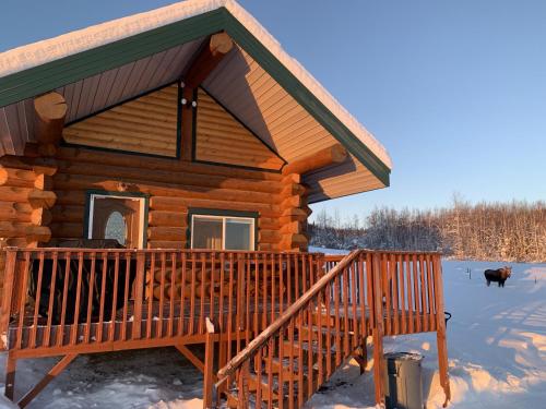 The Chena Valley Cabin, perfect for aurora viewing