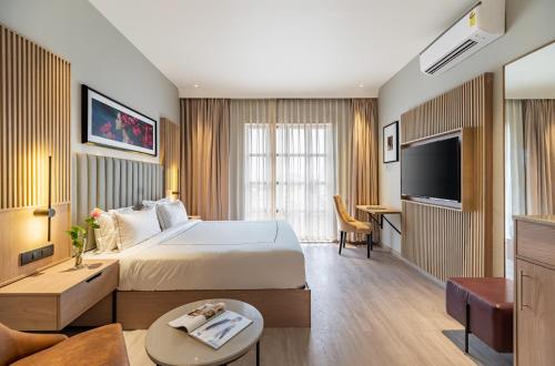 1 double bed