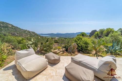  Panoramica Villa in PortoRotondo, Unterkunft in Sole Ruiu