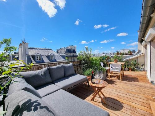 Sunny Terrace in Modern Flat with AC - Location saisonnière - Paris