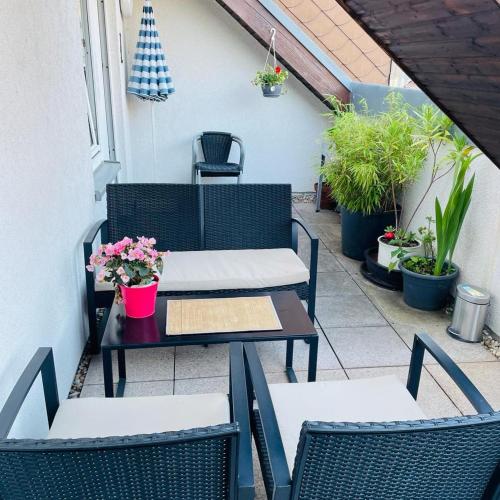 Ferienwohnung in Binger Stadtmitte mit Balkon in 萊茵河畔賓根
