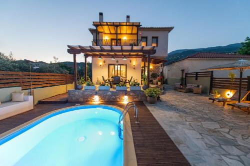 Pelion Fylira Oasis - Private Seaview Getaway