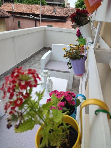 Balkons/terase, La Rosa BLUtique Guesthouse - Boutique apartment near Como in Montano Lucino