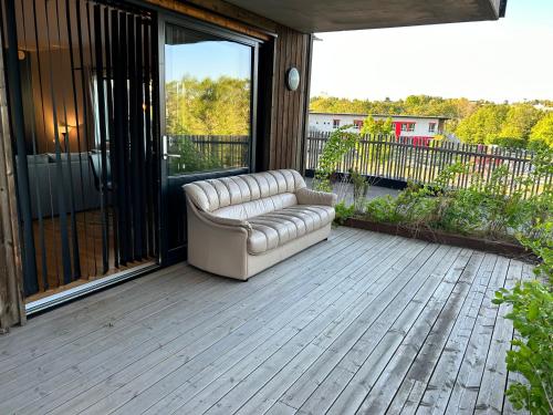 ระเบียง/ชานเรือน, JECI Apartment in Kjeller Lillestrøm - New, Modern and Central in ลิลสตรอม