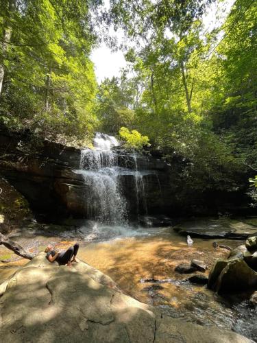 A Creekside Cottage 7 acres, Sliding Rock, Waterfalls & Hiking in Old Fort, USA