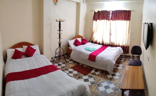 Budget Double Room room in Sarangkot Hotel New Galaxy