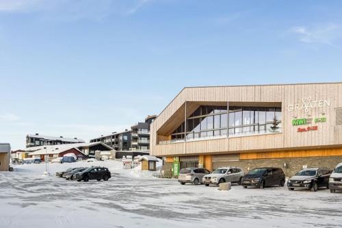 Leilighet med panoramautsikt Sjusjøen Innendørs parkering in Ringsaker