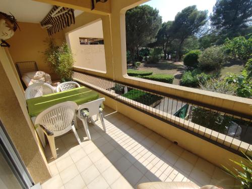 Balcony/terrace, Boulouris, estivales 2, 35m2 , 6 couchages in Saint-Raphael