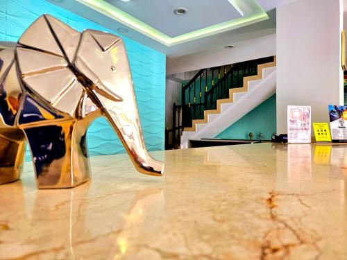 Lobi, Hotel Carolina Del Mar in Santa Marta