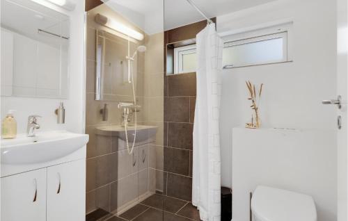 Bathroom, Gorgeous Home In Højby With Wifi in Hojby