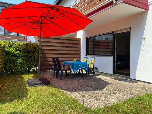 陽台/露台, Ferienwohnung Stiefelmühle (Ferienwohnung Stiefelmuhle) in 聖英貝特