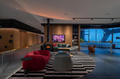 sala de TV, CitiGO Hotel Shenzhen Shekou Cruise Center Seaview Near Taizi Bay K11 in Nanshan Shekou