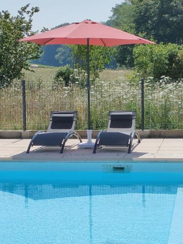 Chambre d'hôtes Tournesol, piscine en campagne gersoise