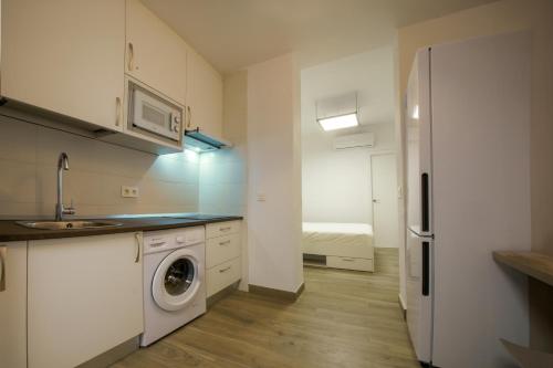 ห้องครัว, APARTAMENTOS MAPAMUNDI in บาดาโฮซ