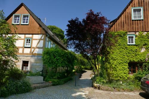 Viesnīcas āriene, No.5 - Ferienwohnung Schkade in Reinhardtsdorf-Schona