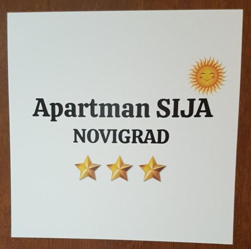 Apartman SIJA Novigrad