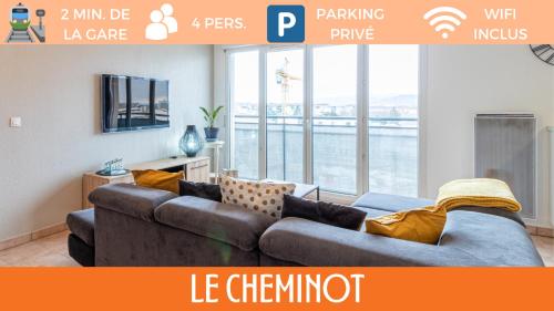 ZenBNB / Le Cheminot / Hyper-Centre / 2 min. Gare - Apartment - Annemasse