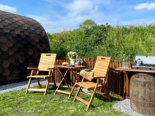 Facilities, Waterpump Pod for 2 adults with ensuite in the Suffolk Countryside in Badingham