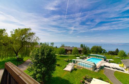 Le Garden - Vue lac - Piscine - Parking - Évian - Thonon - Lugrin - Location saisonnière - Lugrin