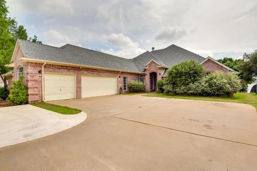 Lakefront Granbury Home with Dock, Games and Fire Pit!