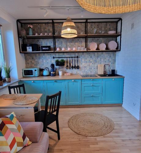 廚房, Apartament Boho in 比烏戈拉伊