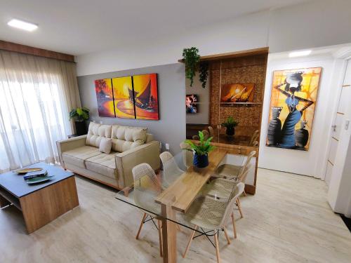 Apartamento família projetado e vista total mar !