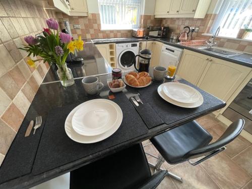 A szálláshely kívülről, 7 Castle Terrace in Dolwyddelan