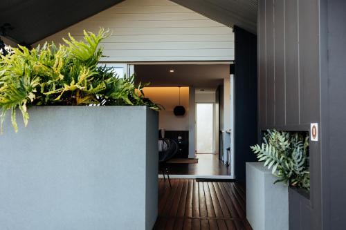 A szálláshely kívülről, Jaspers Cabins in Pemberton