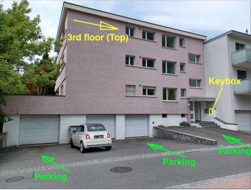 숙소 외관, Schöne grosse Attika-Wohnung im Zentrum von Vaduz inkl. Parkplatz (Schone grosse Attika-Wohnung im Zentrum von Vaduz inkl. Parkplatz) in 파두츠