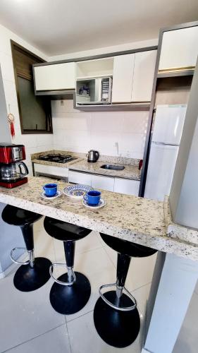 Kitchen, Apartamento Guarapuvu in Ponta das Canas