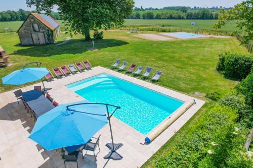 Crazy Villa Gilliere 61 - Heated pool - Basket - 2h Paris - 30p