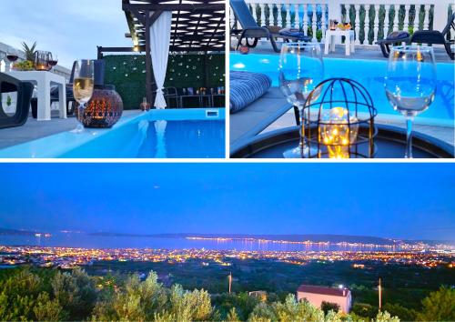 Sunny Holiday House with pool – khách sạn tại Kastel Stari