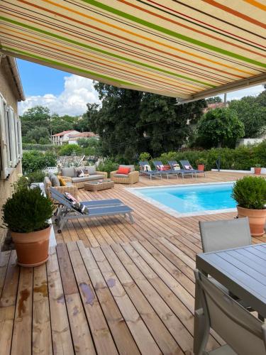 Maison avec piscine - 8 personnes - Corse du Sud